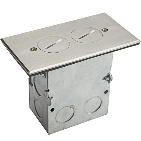 outlet boxes for corrugated metal|stainless steel outlet box.